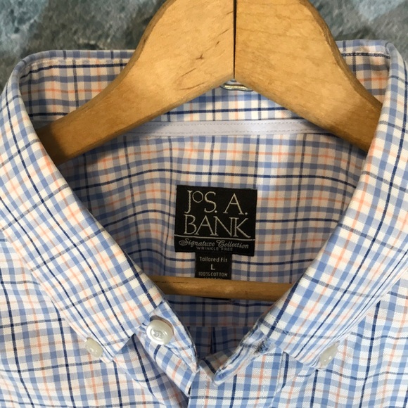 Jos. A. Banks Size L Tattersall Pattern - Picture 3 of 5